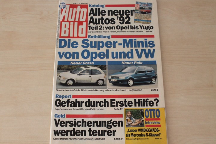 Deckblatt Auto Bild (42/1991)